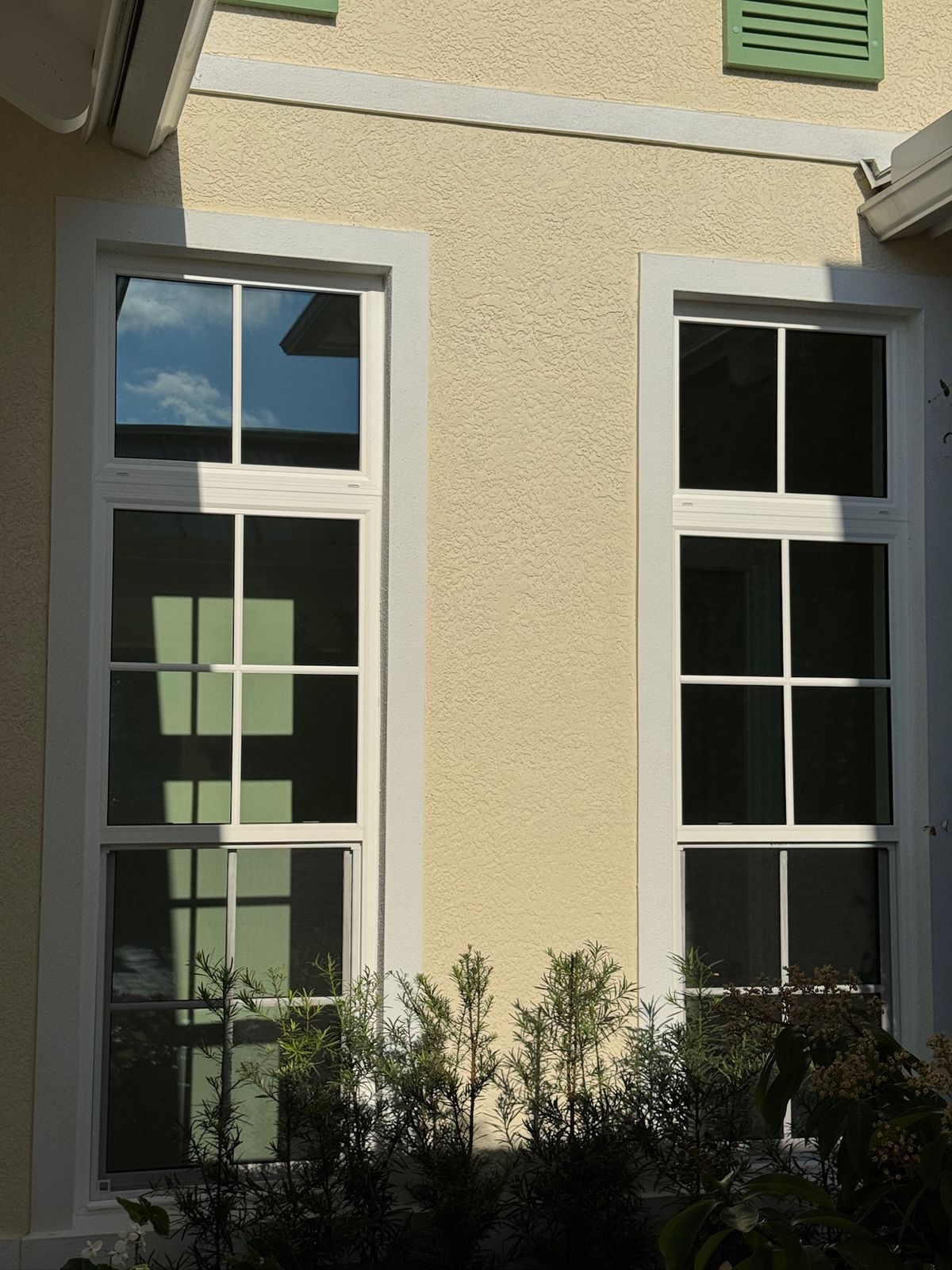 Tall residential windows cleaned by Elite Shine in Sarasota